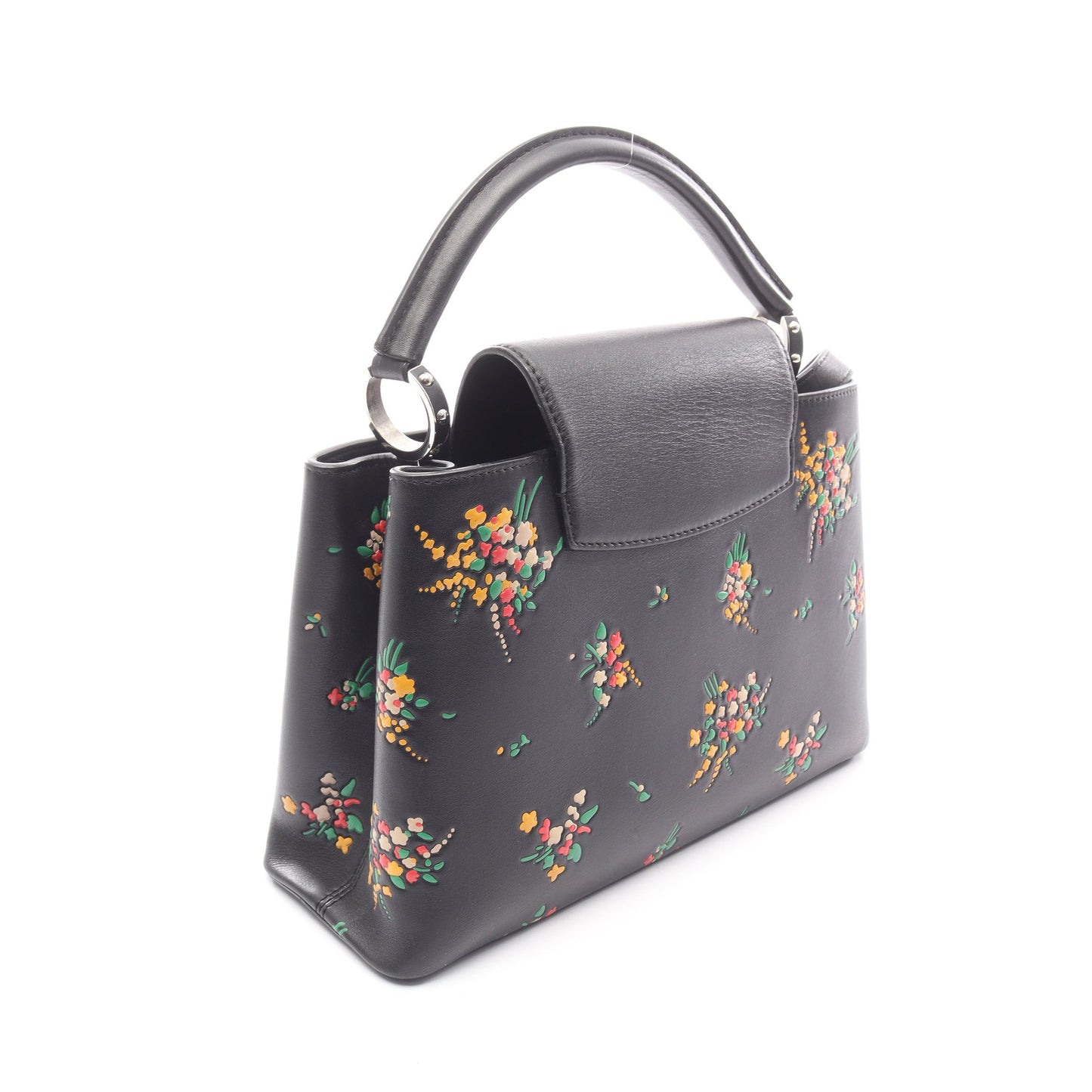カプシーヌPM Blossom 2WAY ハンドバッグ レザー ブラック マルチカラー ルイヴィトン バッグ LOUIS VUITTON