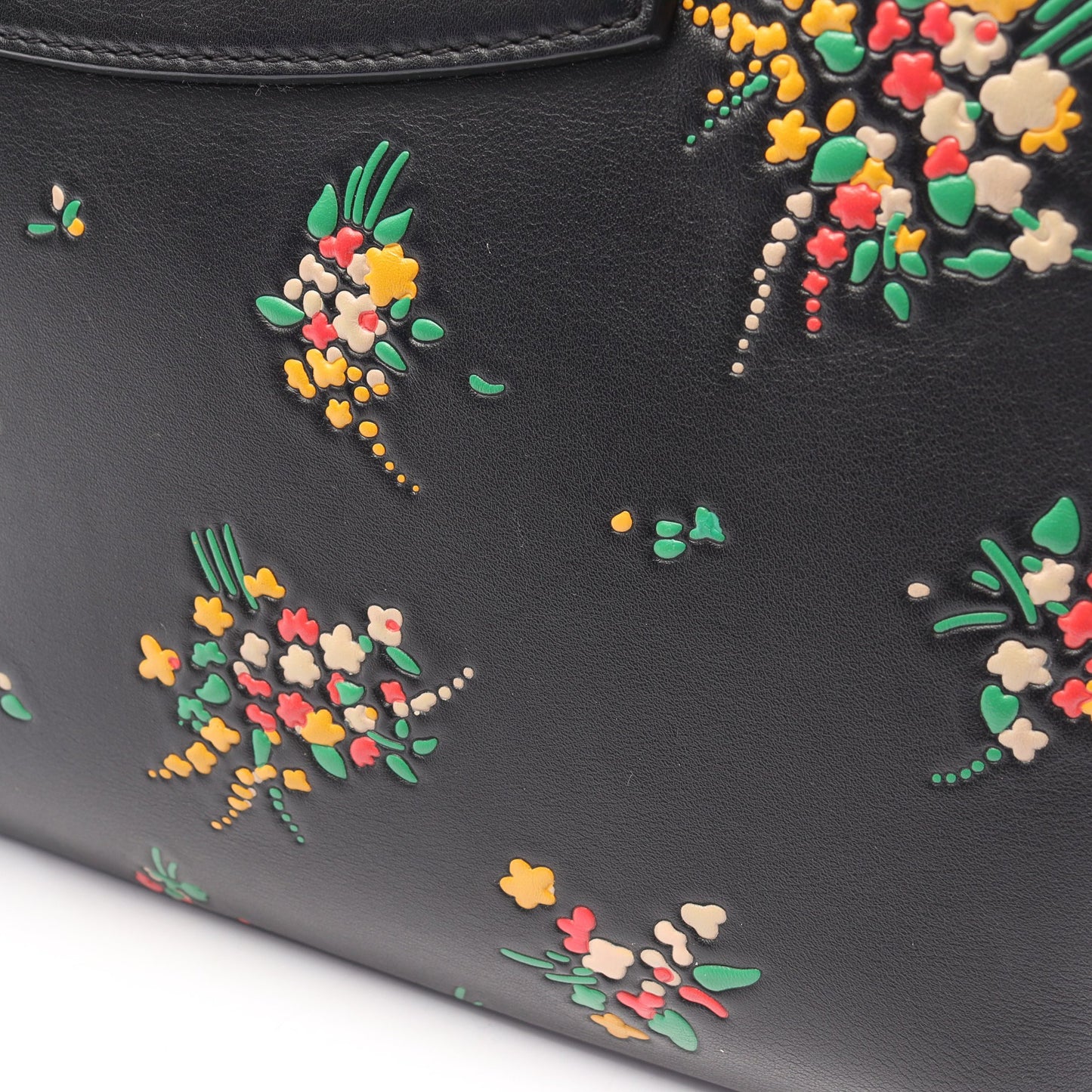 カプシーヌPM Blossom 2WAY ハンドバッグ レザー ブラック マルチカラー ルイヴィトン バッグ LOUIS VUITTON