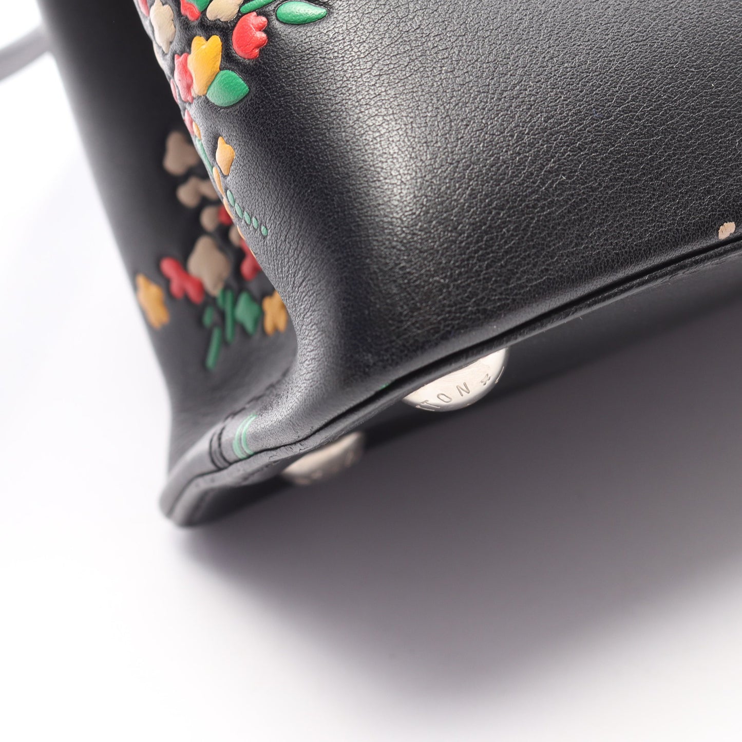 カプシーヌPM Blossom 2WAY ハンドバッグ レザー ブラック マルチカラー ルイヴィトン バッグ LOUIS VUITTON