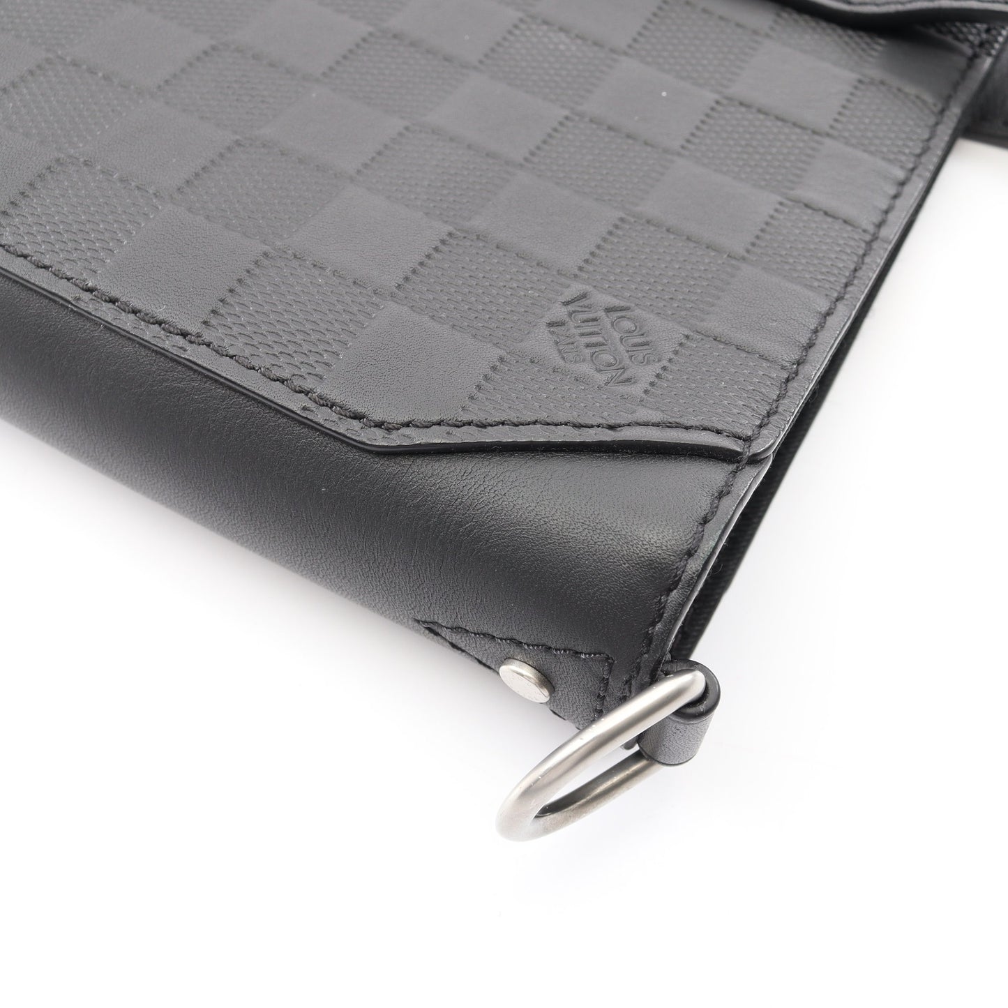 アポロ トート ダミエアンフィニ オニキス 2WAY ハンドバッグ トートバッグ レザー ブラック ルイヴィトン バッグ LOUIS VUITTON