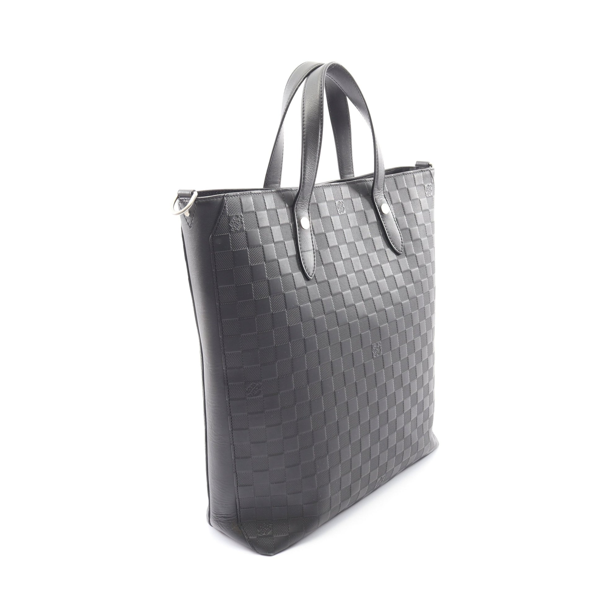 アポロ トート ダミエアンフィニ オニキス 2WAY ハンドバッグ トートバッグ レザー ブラック ルイヴィトン バッグ LOUIS VUITTON