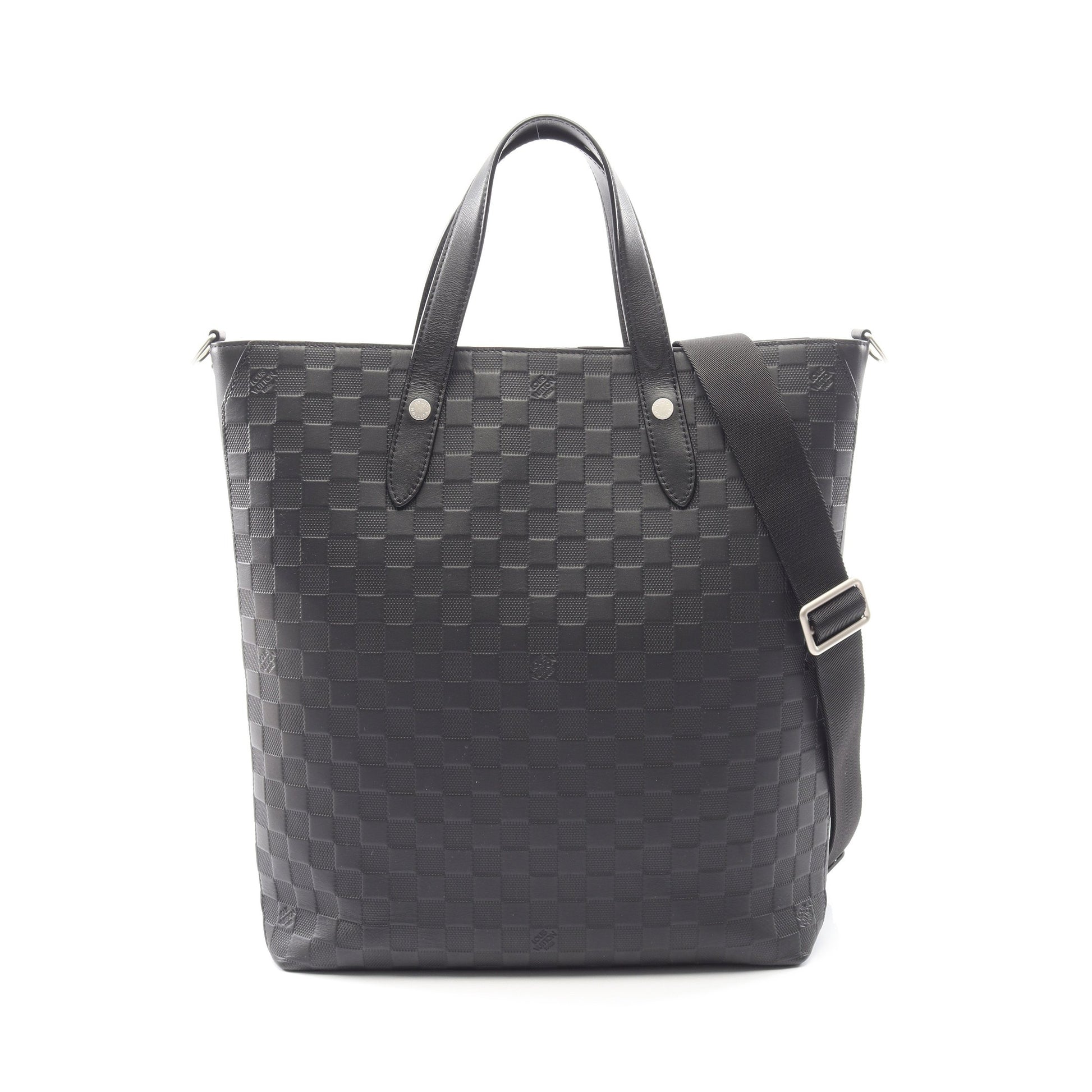 アポロ トート ダミエアンフィニ オニキス 2WAY ハンドバッグ トートバッグ レザー ブラック ルイヴィトン バッグ LOUIS VUITTON