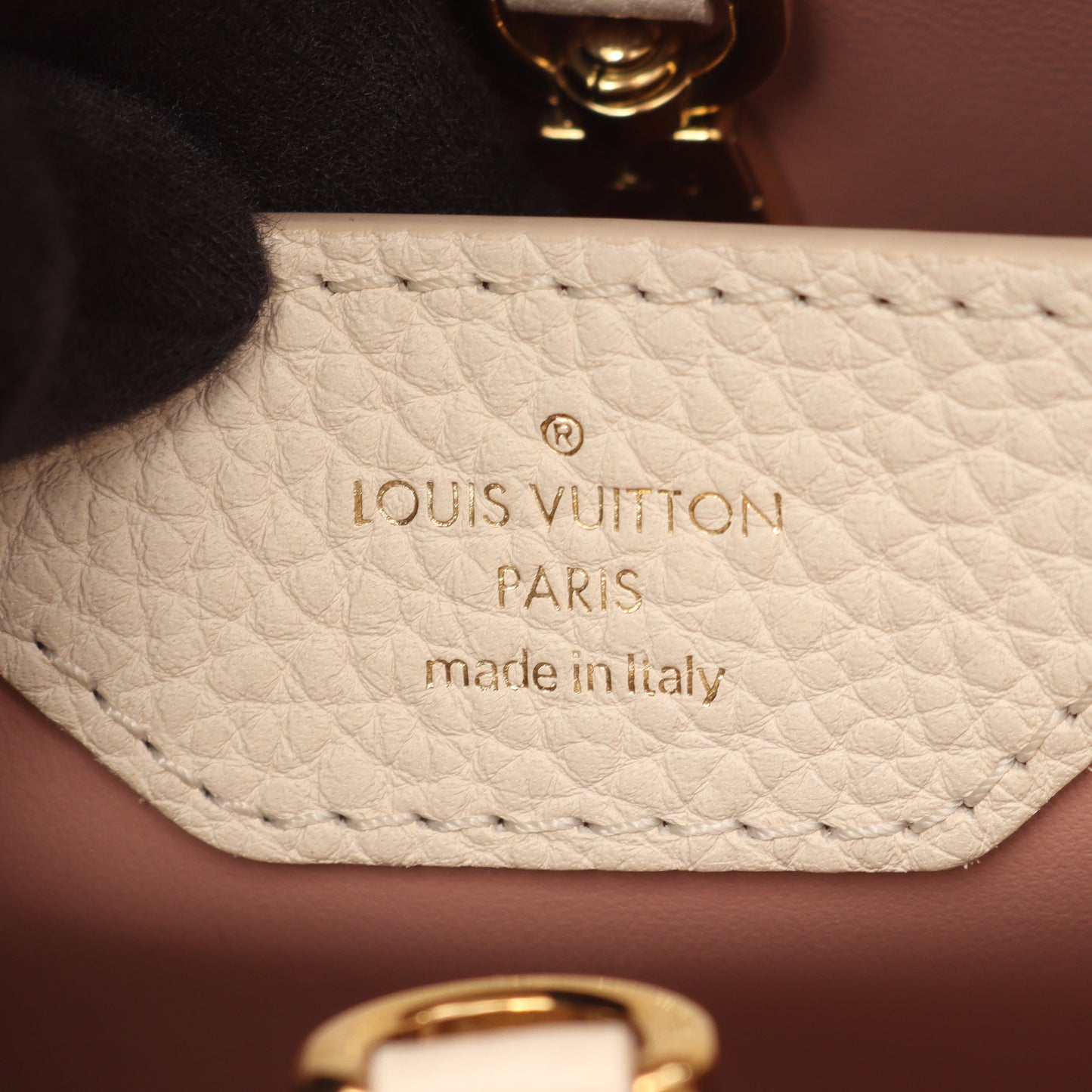 カプシーヌMM 2WAY ハンドバッグ レザー ライトピンク ルイヴィトン バッグ LOUIS VUITTON