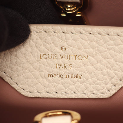 カプシーヌMM 2WAY ハンドバッグ レザー ライトピンク ルイヴィトン バッグ LOUIS VUITTON
