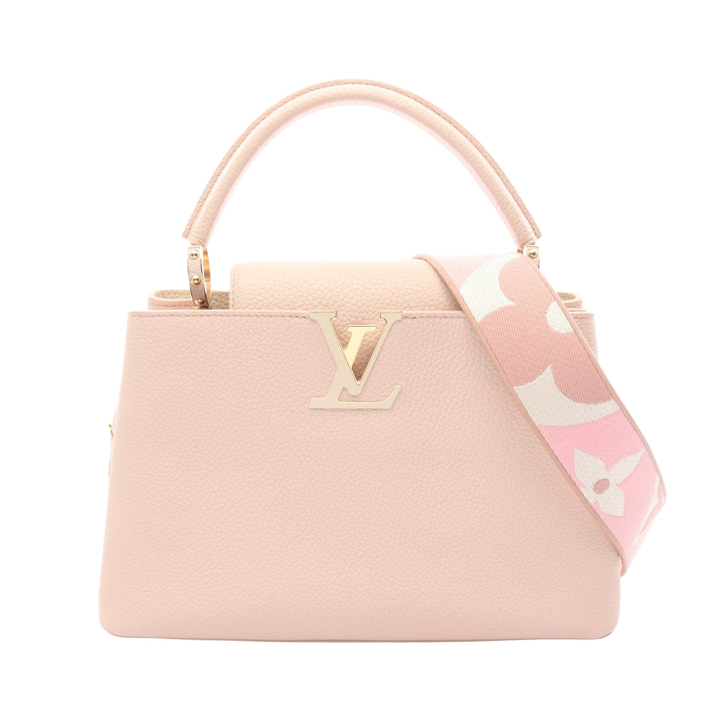 カプシーヌMM 2WAY ハンドバッグ レザー ライトピンク ルイヴィトン バッグ LOUIS VUITTON
