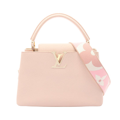 カプシーヌMM 2WAY ハンドバッグ レザー ライトピンク ルイヴィトン バッグ LOUIS VUITTON