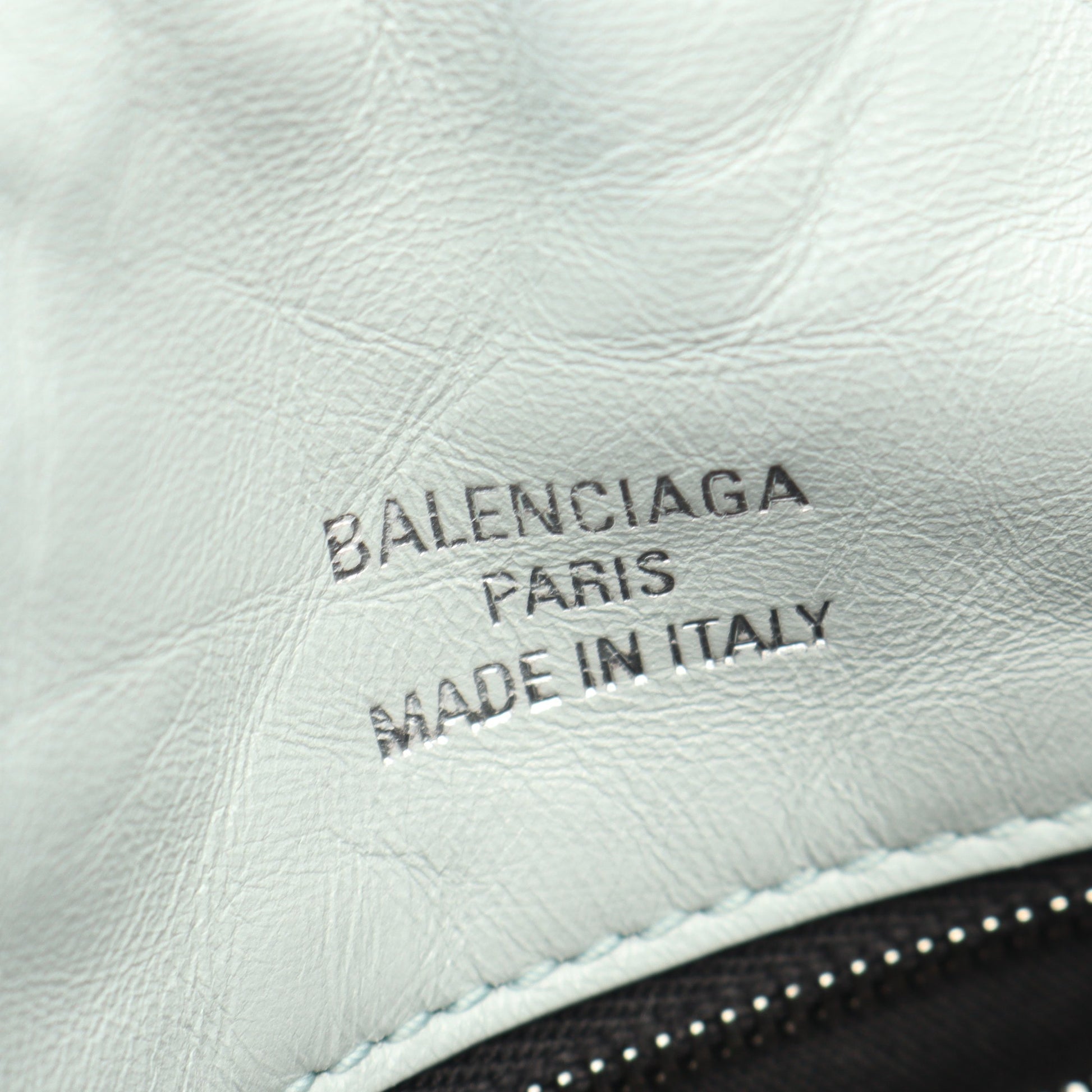 モナコ スリングバッグ ワンショルダーバッグ レザー ライトグリーン バレンシアガ バッグ BALENCIAGA
