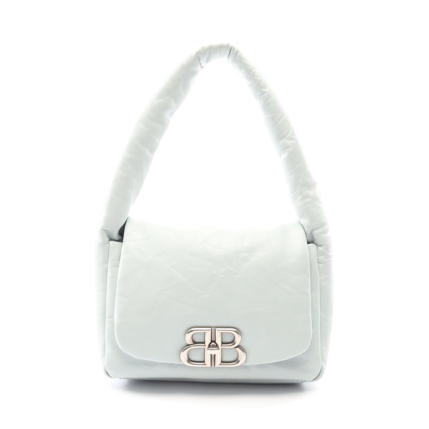 モナコ スリングバッグ ワンショルダーバッグ レザー ライトグリーン バレンシアガ バッグ BALENCIAGA