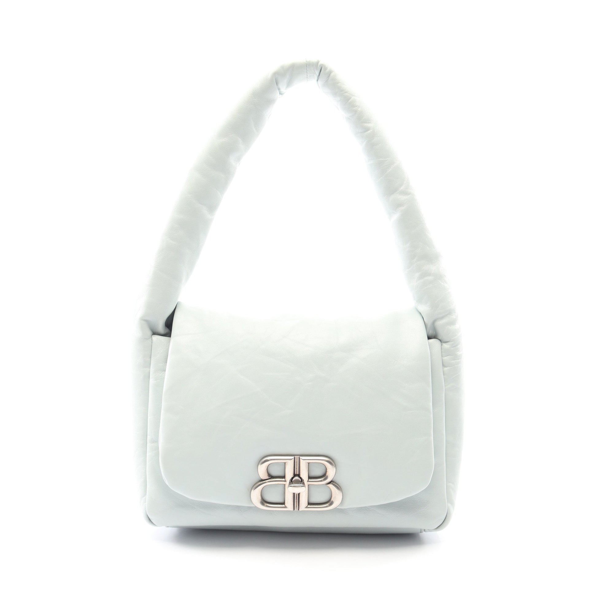 モナコ スリングバッグ ワンショルダーバッグ レザー ライトグリーン バレンシアガ バッグ BALENCIAGA