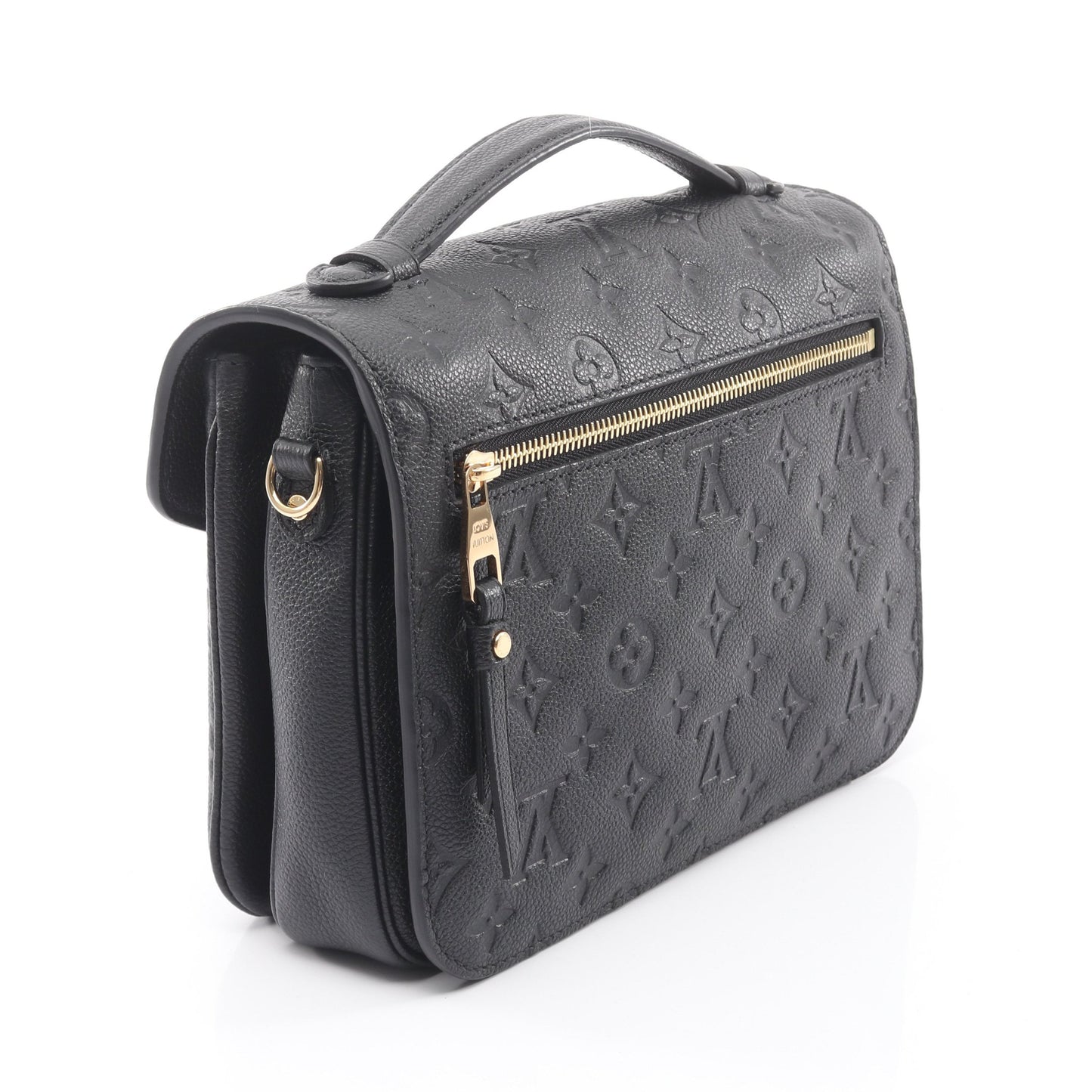 ポシェット メティスMM モノグラムアンプラント ノワール ハンドバッグ レザー ブラック ルイヴィトン バッグ LOUIS VUITTON