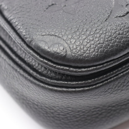 ポシェット メティスMM モノグラムアンプラント ノワール ハンドバッグ レザー ブラック ルイヴィトン バッグ LOUIS VUITTON