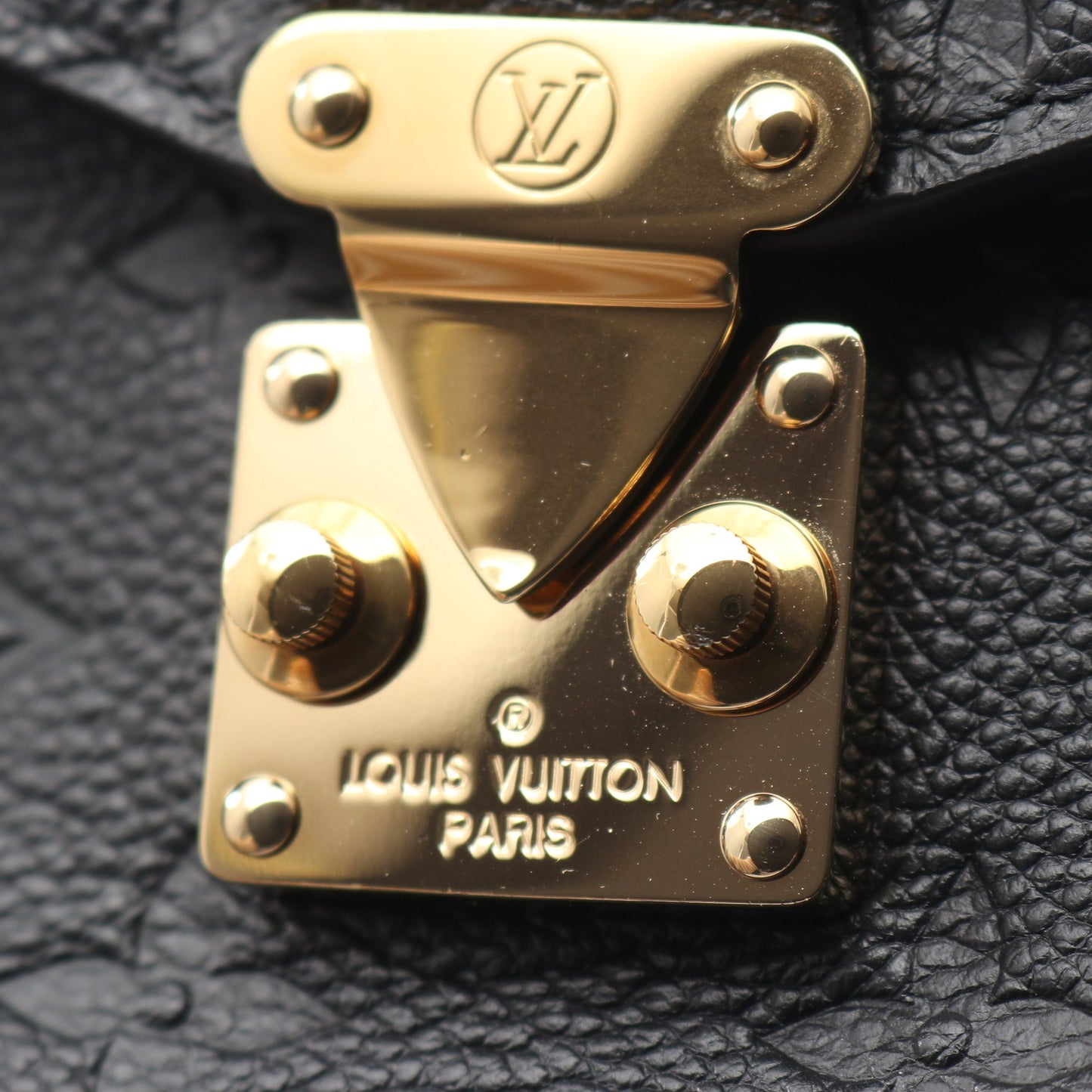 ポシェット メティスMM モノグラムアンプラント ノワール ハンドバッグ レザー ブラック ルイヴィトン バッグ LOUIS VUITTON