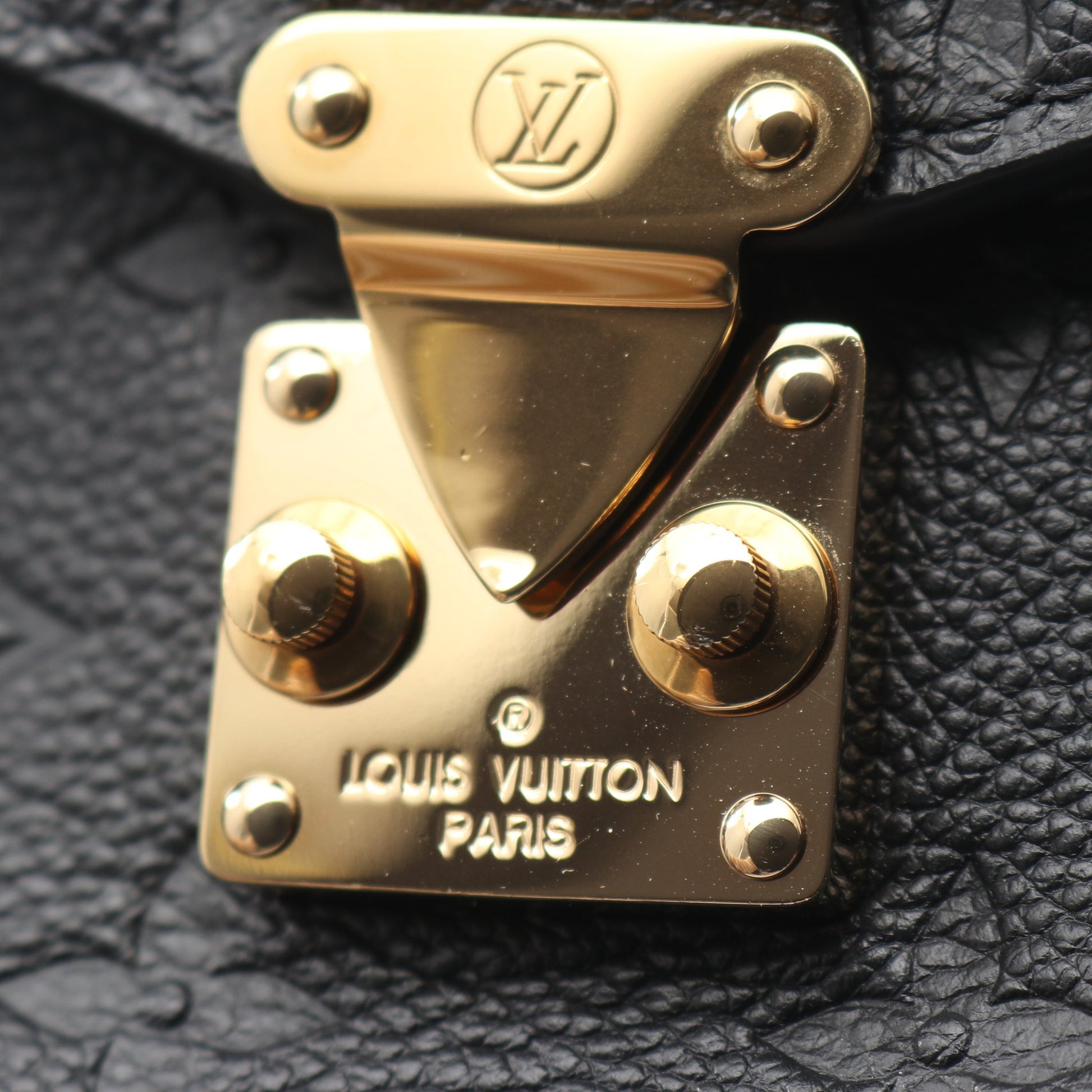 ポシェット メティスMM モノグラムアンプラント ノワール ハンドバッグ レザー ブラック ルイヴィトン バッグ LOUIS VUITTON