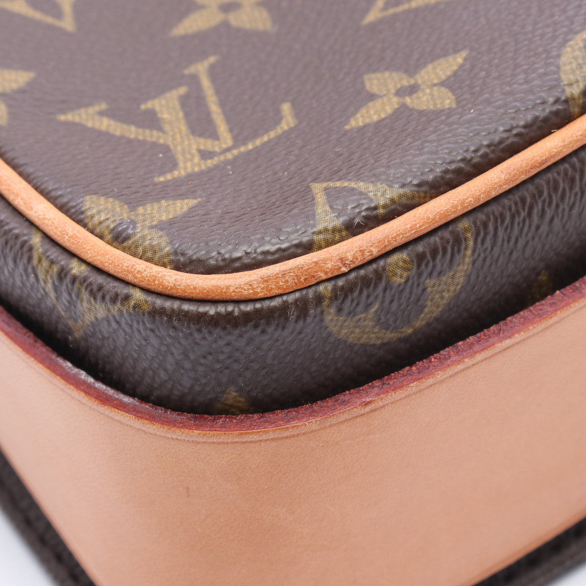 カルトシエールMM モノグラム ショルダーバッグ PVC レザー ブラウン ルイヴィトン バッグ LOUIS VUITTON