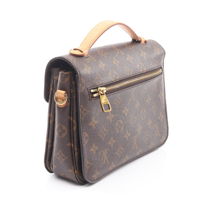 ポシェット メティス MM モノグラム 2WAY ハンドバッグ PVC レザー ブラウン ルイヴィトン バッグ LOUIS VUITTON