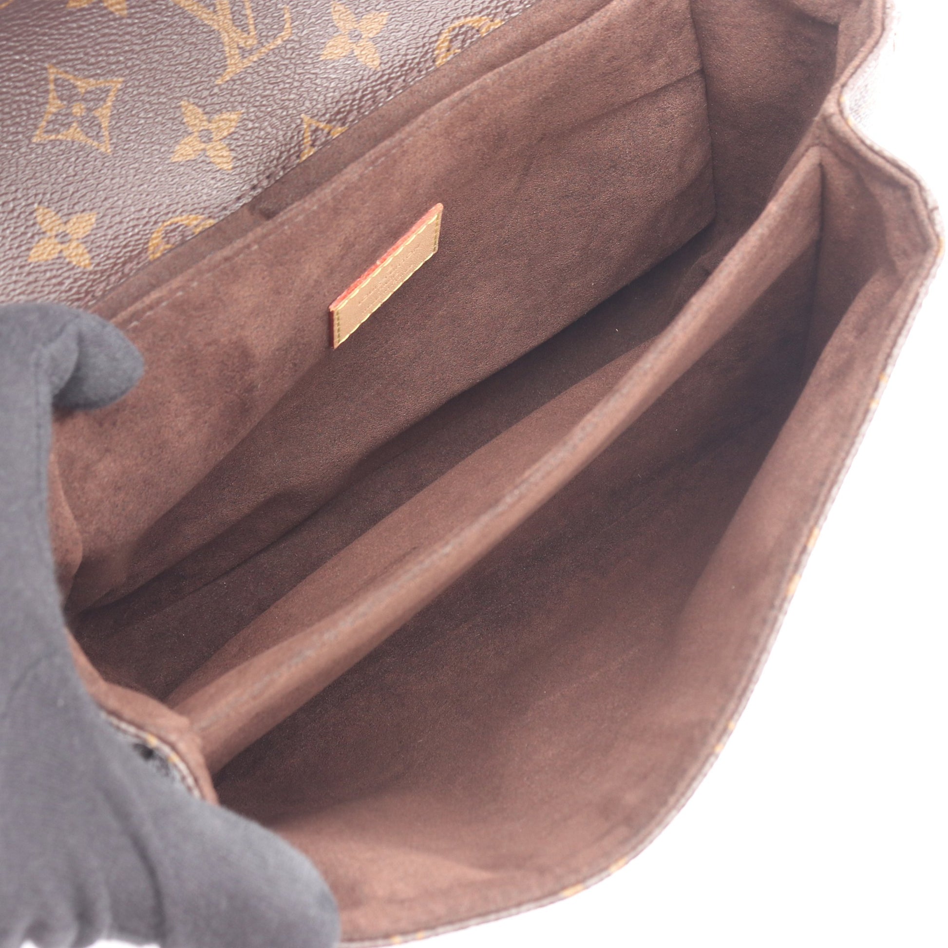 ポシェット メティス MM モノグラム 2WAY ハンドバッグ PVC レザー ブラウン ルイヴィトン バッグ LOUIS VUITTON