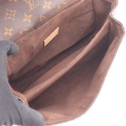 ポシェット メティス MM モノグラム 2WAY ハンドバッグ PVC レザー ブラウン ルイヴィトン バッグ LOUIS VUITTON