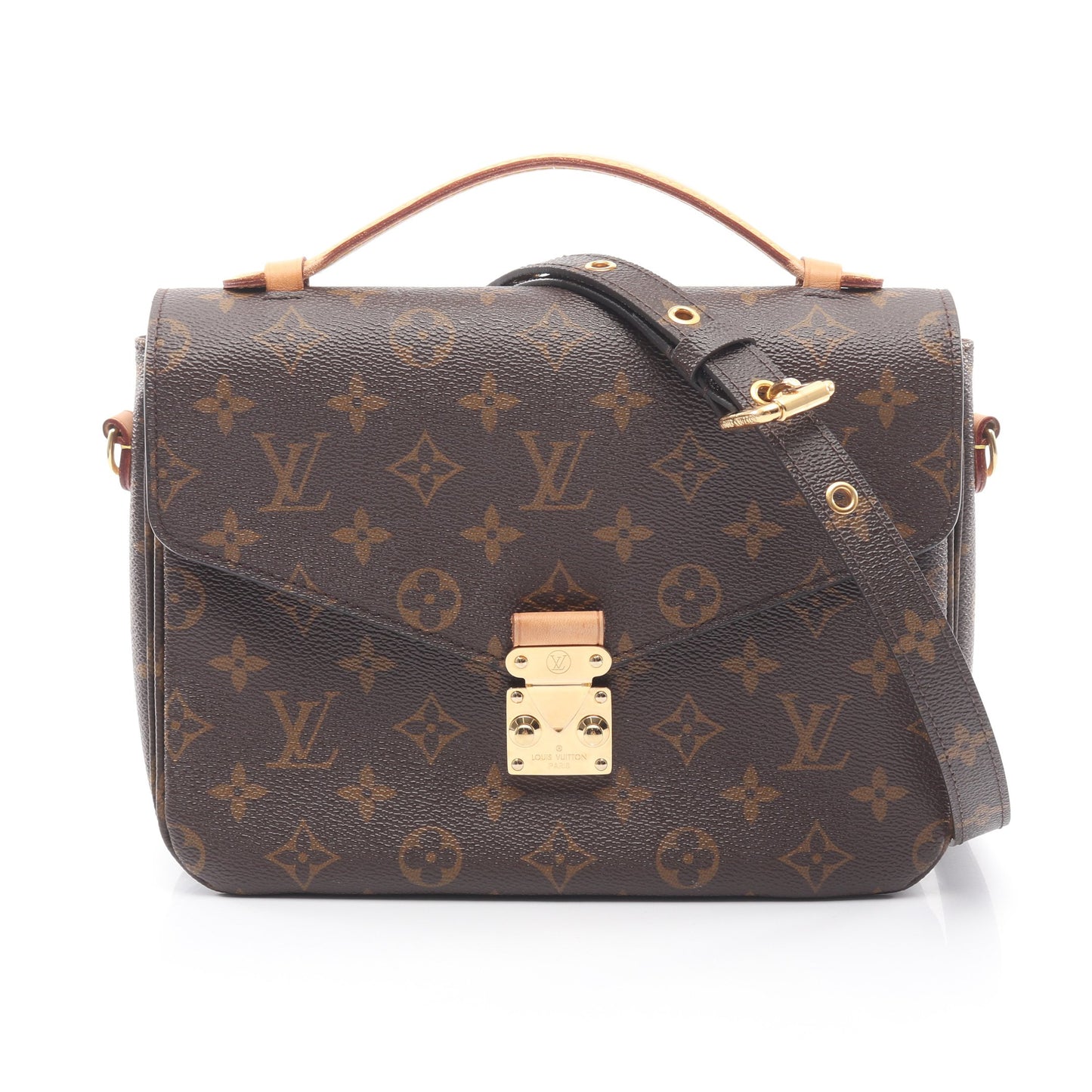 ポシェット メティス MM モノグラム 2WAY ハンドバッグ PVC レザー ブラウン ルイヴィトン バッグ LOUIS VUITTON