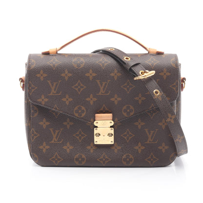 ポシェット メティス MM モノグラム 2WAY ハンドバッグ PVC レザー ブラウン ルイヴィトン バッグ LOUIS VUITTON