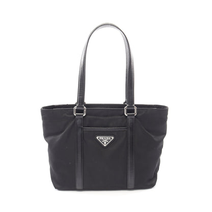 ハンドバッグ トートバッグ ナイロン サフィアーノレザー ブラック プラダ バッグ PRADA
