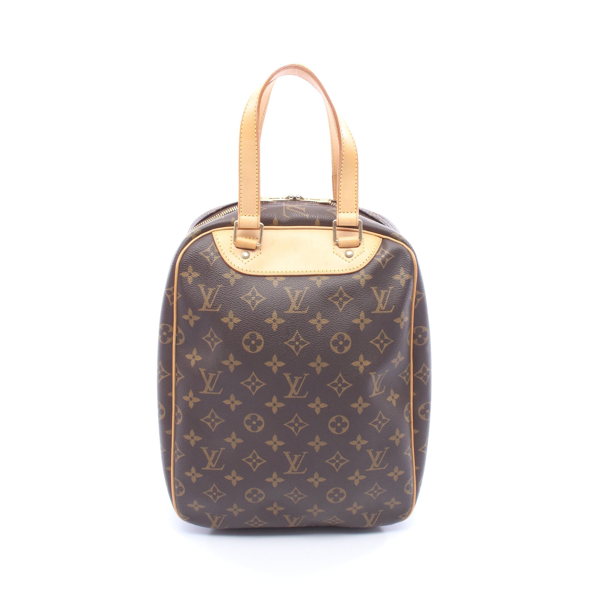 エクスキュルシオン モノグラム ハンドバッグ PVC レザー ブラウン ルイヴィトン バッグ LOUIS VUITTON