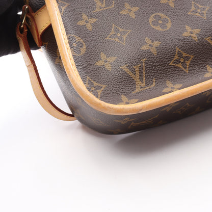 ソローニュ モノグラム ショルダーバッグ PVC レザー ブラウン ルイヴィトン バッグ LOUIS VUITTON