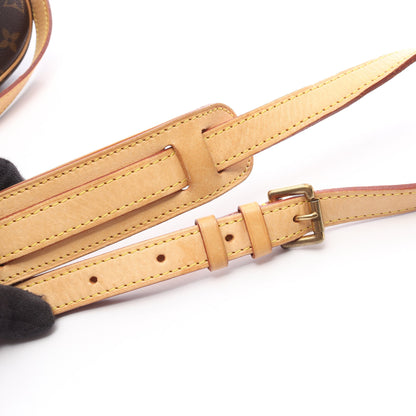 ソローニュ モノグラム ショルダーバッグ PVC レザー ブラウン ルイヴィトン バッグ LOUIS VUITTON