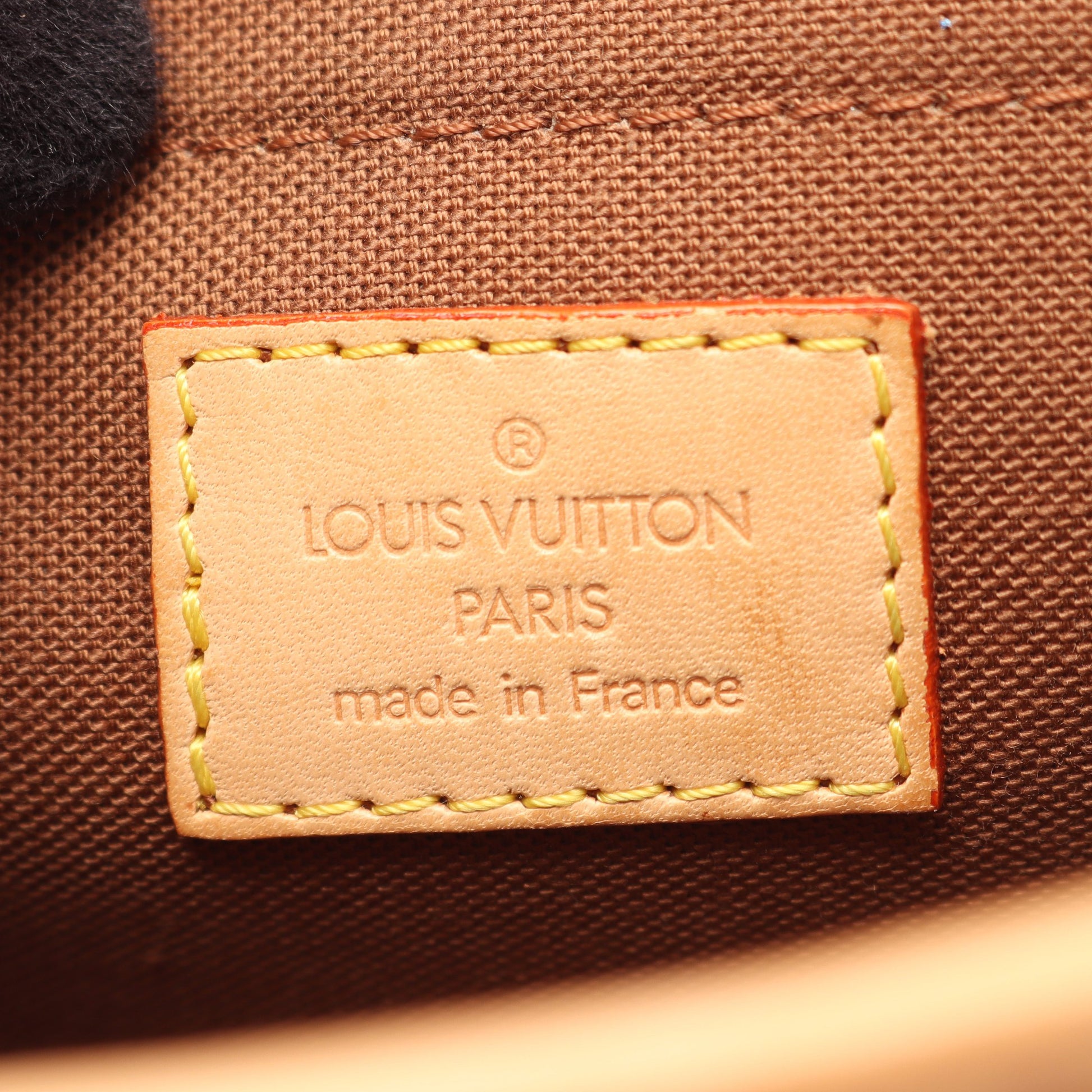 ソローニュ モノグラム ショルダーバッグ PVC レザー ブラウン ルイヴィトン バッグ LOUIS VUITTON