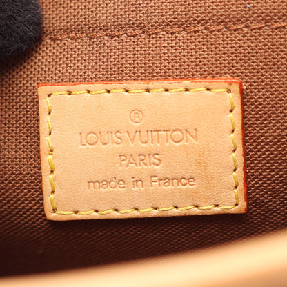 ソローニュ モノグラム ショルダーバッグ PVC レザー ブラウン ルイヴィトン バッグ LOUIS VUITTON