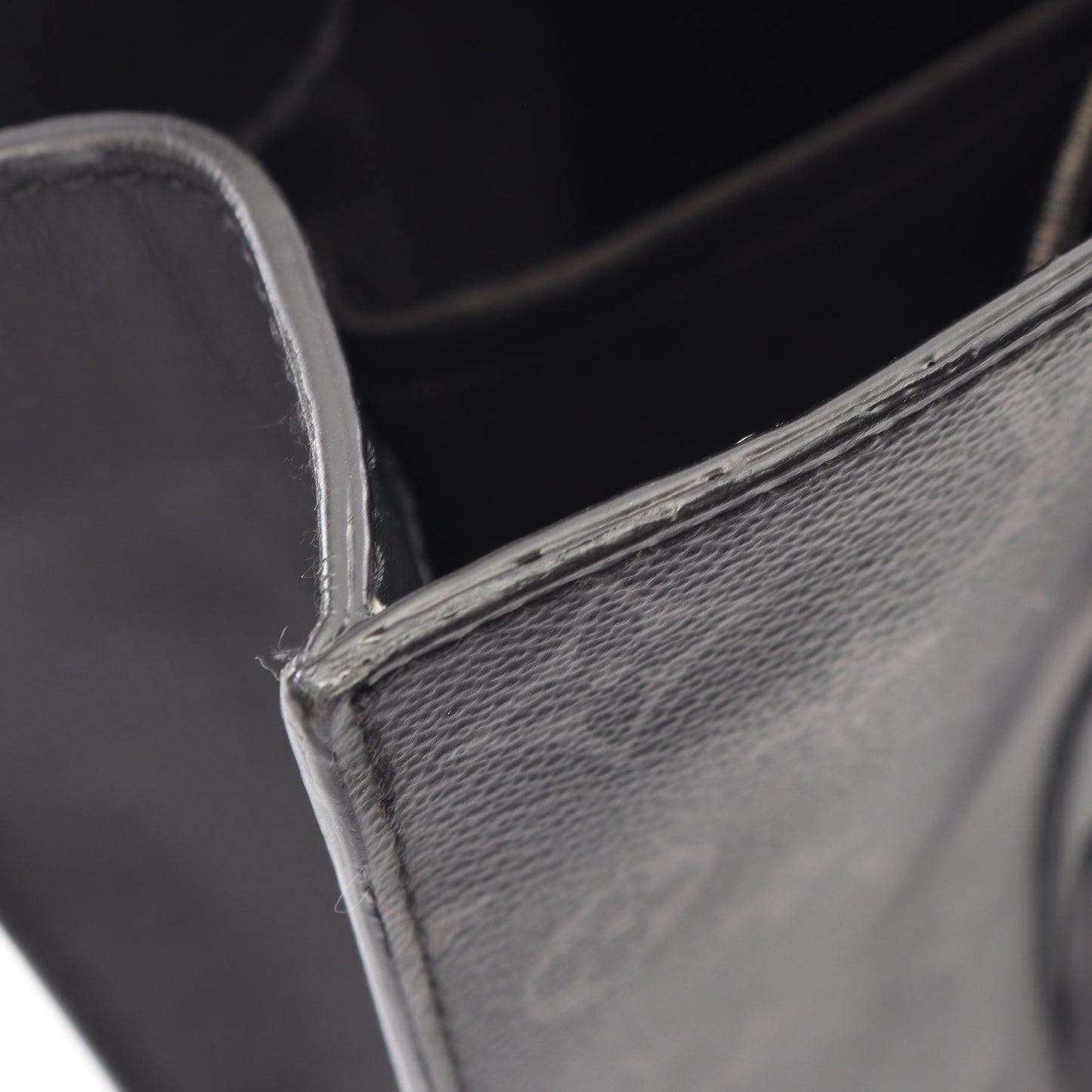 サックプラ モノグラムエクリプス 2WAY ハンドバッグ トートバッグ PVC レザー ブラック ルイヴィトン バッグ LOUIS VUITTON