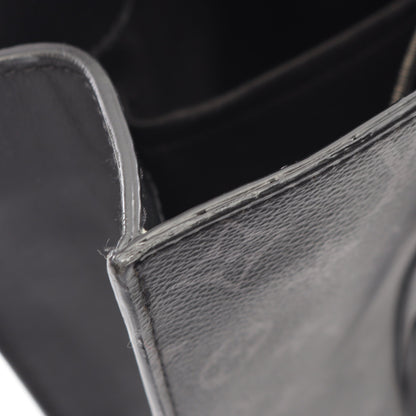 サックプラ モノグラムエクリプス 2WAY ハンドバッグ トートバッグ PVC レザー ブラック ルイヴィトン バッグ LOUIS VUITTON