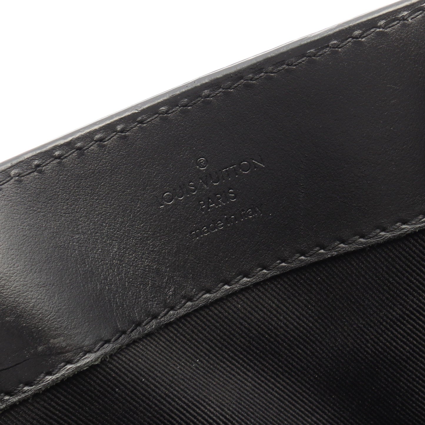 サックプラ モノグラムエクリプス 2WAY ハンドバッグ トートバッグ PVC レザー ブラック ルイヴィトン バッグ LOUIS VUITTON