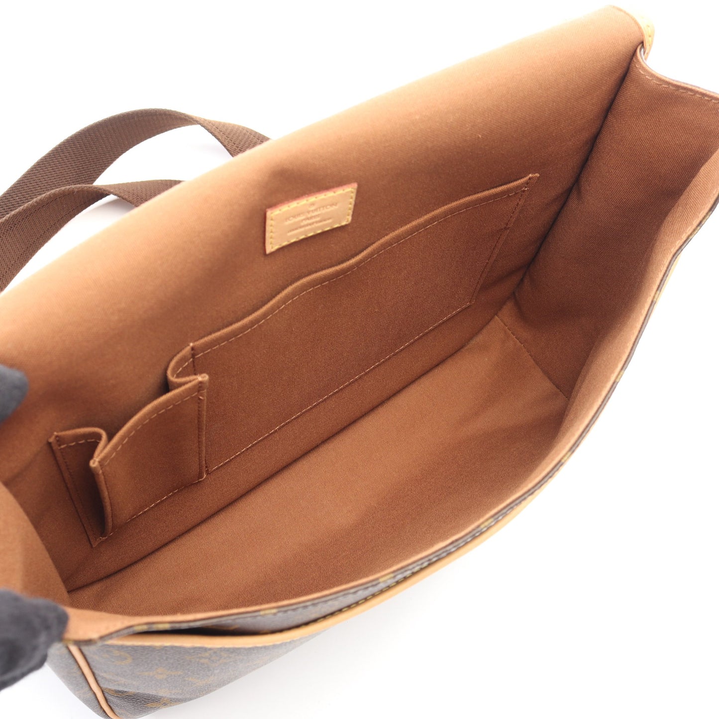 メッセンジャーGM ボスフォール モノグラム ショルダーバッグ PVC レザー ブラウン ルイヴィトン バッグ LOUIS VUITTON
