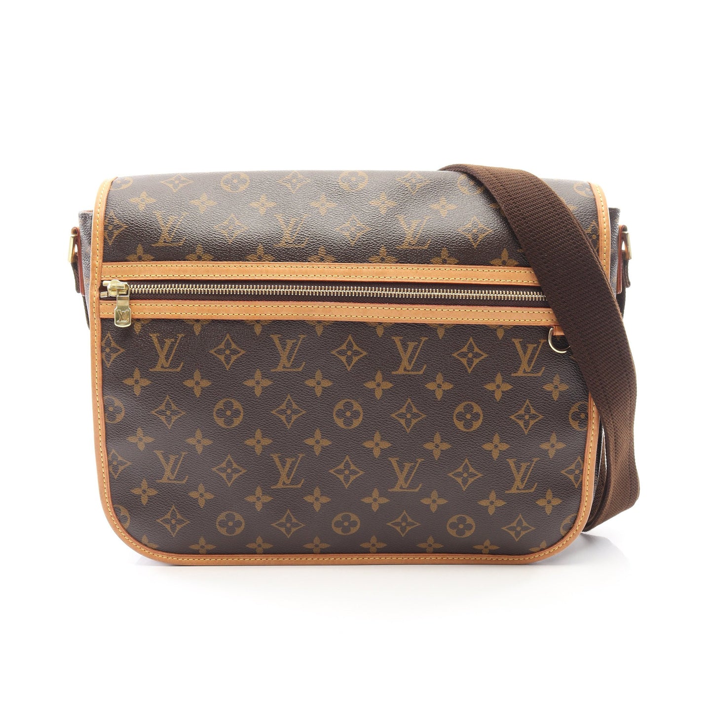 メッセンジャーGM ボスフォール モノグラム ショルダーバッグ PVC レザー ブラウン ルイヴィトン バッグ LOUIS VUITTON