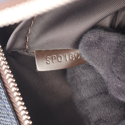 ピロット ダミエジェアン ブルーオセアン ショルダーバッグ キャンバス レザー ネイビー ルイヴィトン バッグ LOUIS VUITTON