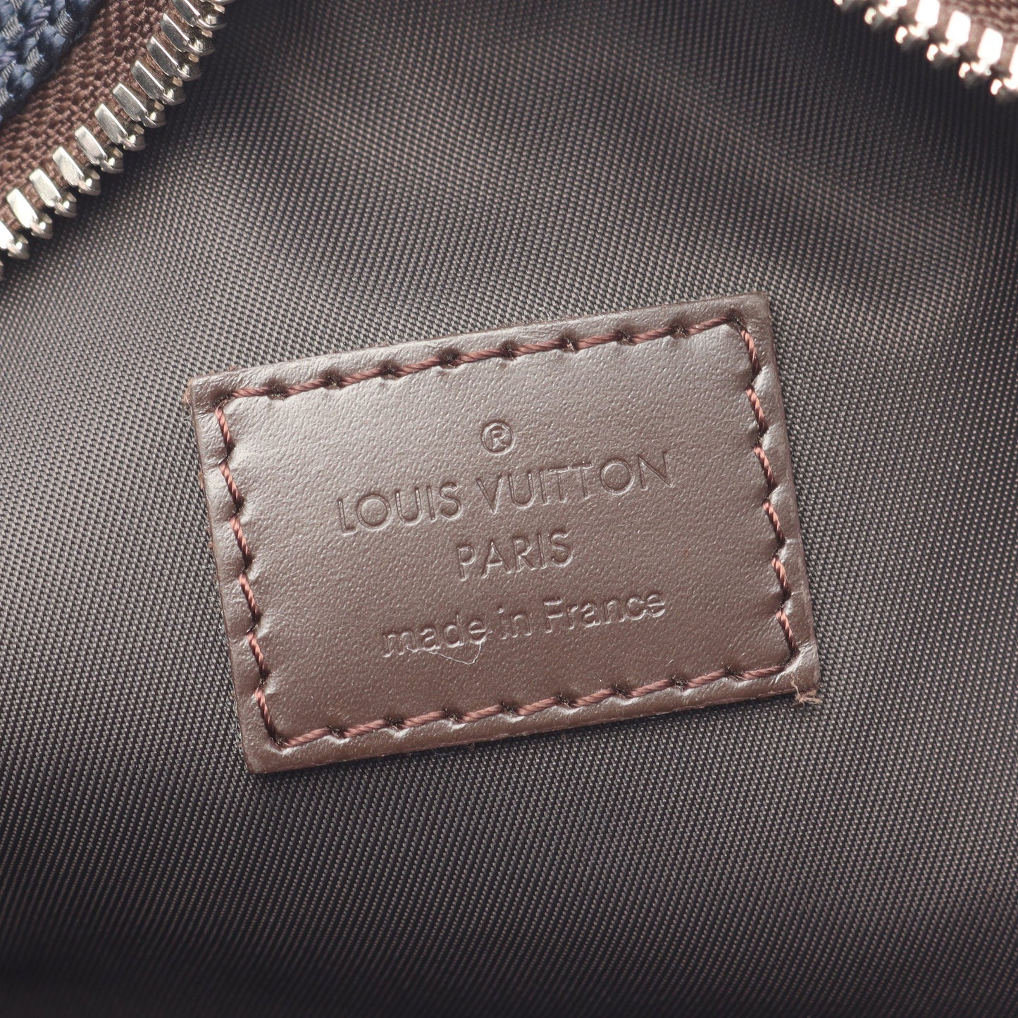 ピロット ダミエジェアン ブルーオセアン ショルダーバッグ キャンバス レザー ネイビー ルイヴィトン バッグ LOUIS VUITTON