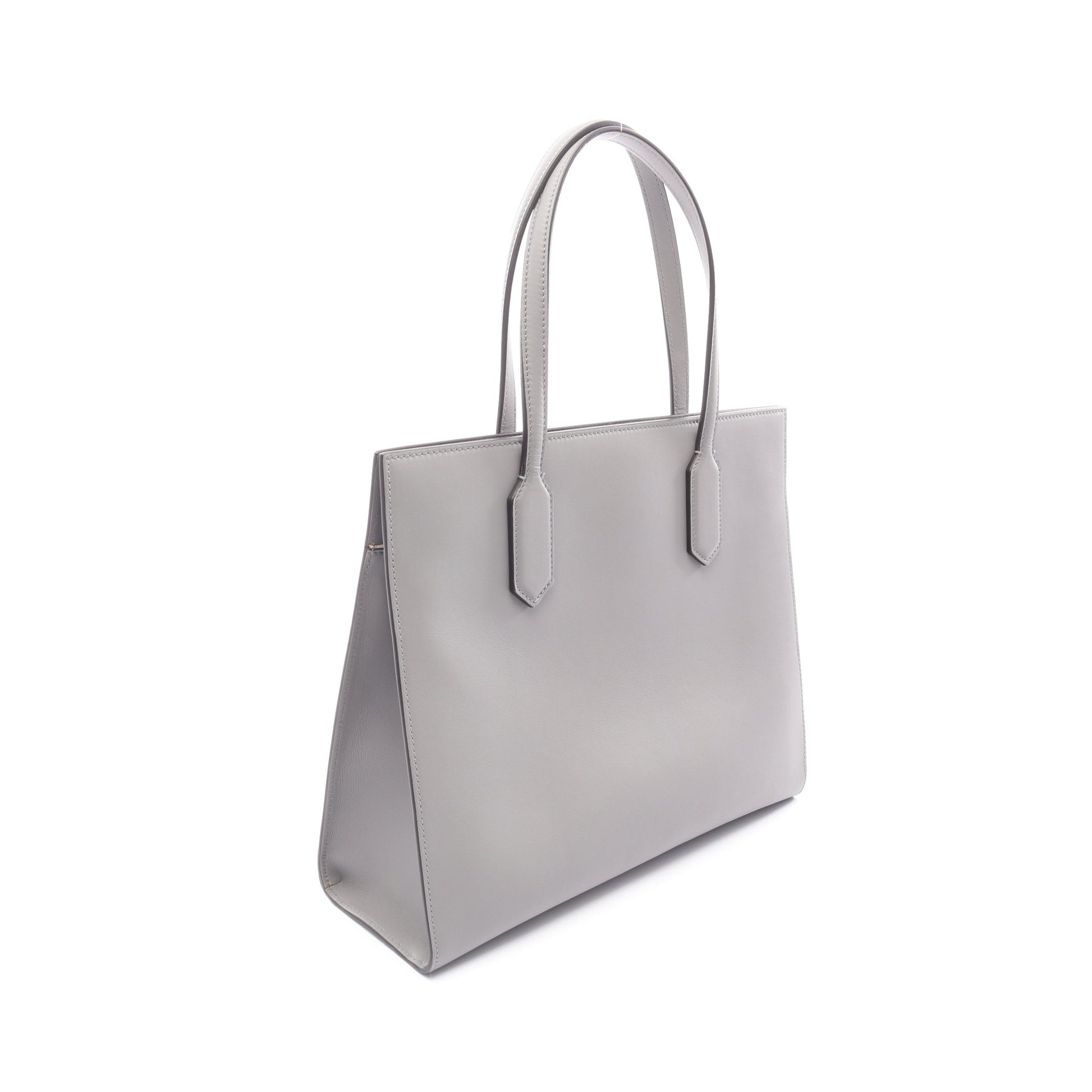 GGリボン ハンドバッグ トートバッグ レザー グレー グッチ バッグ GUCCI