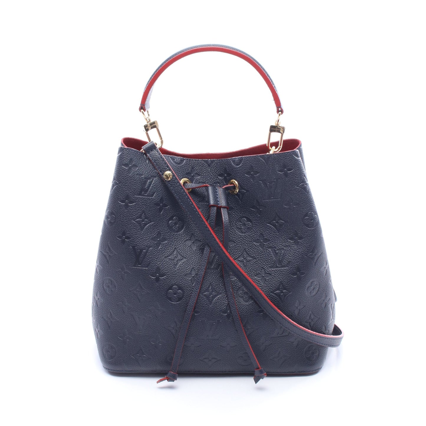 ネオノエ モノグラムアンプラント マリーヌルージュ 2WAY ハンドバッグ レザー ネイビー ルイヴィトン バッグ LOUIS VUITTON