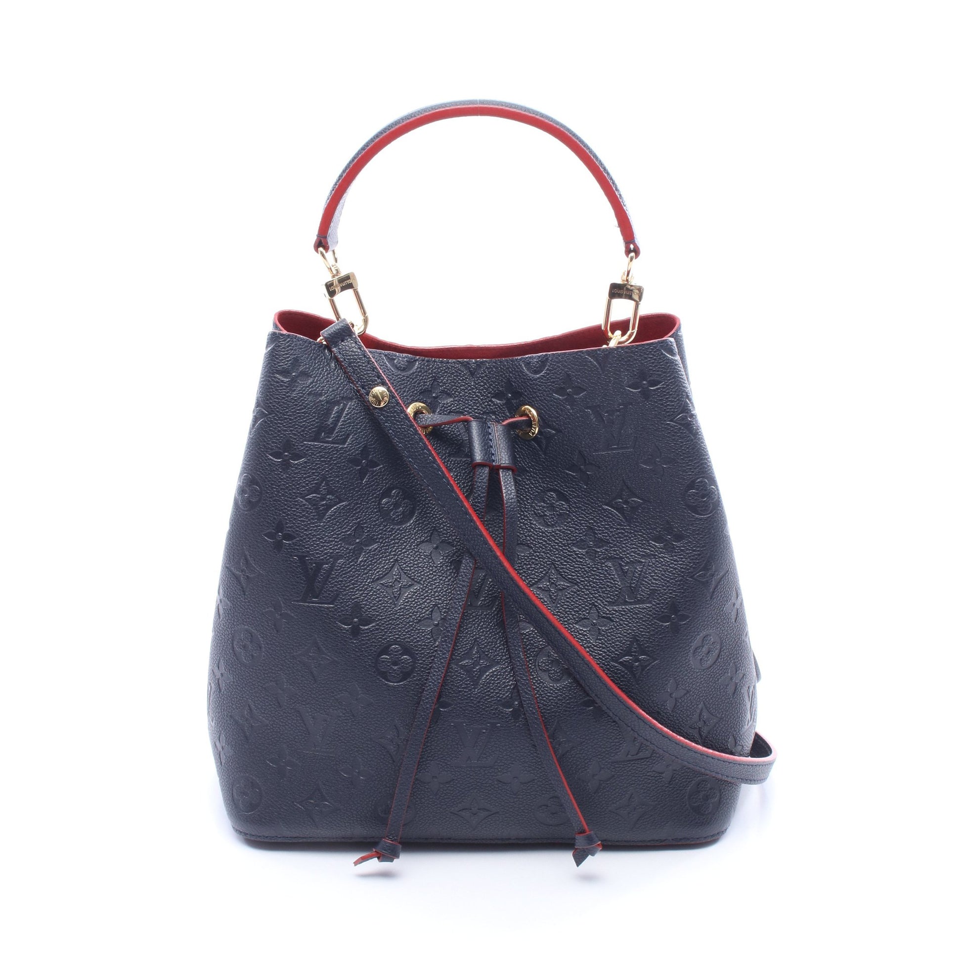 ネオノエ モノグラムアンプラント マリーヌルージュ 2WAY ハンドバッグ レザー ネイビー ルイヴィトン バッグ LOUIS VUITTON