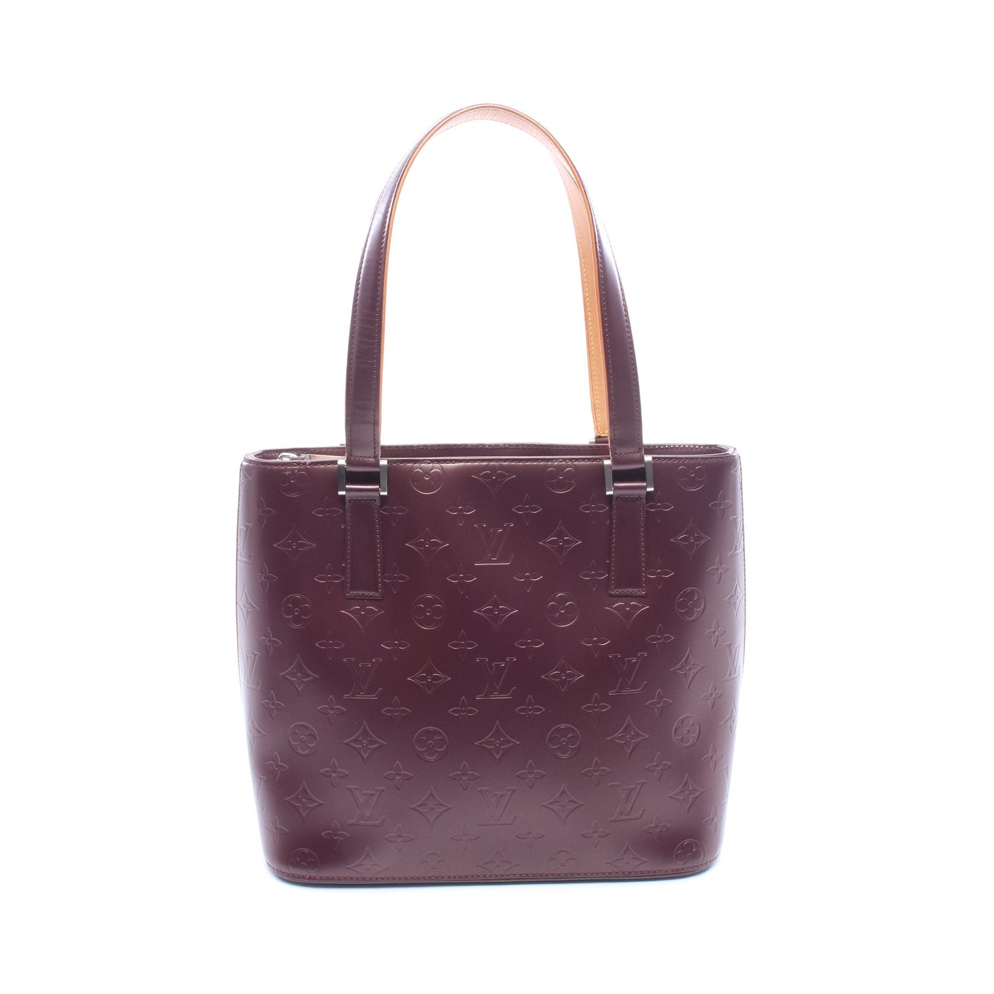 ストックトン モノグラムマット ヴィオレ ハンドバッグ レザー パープル ルイヴィトン バッグ LOUIS VUITTON
