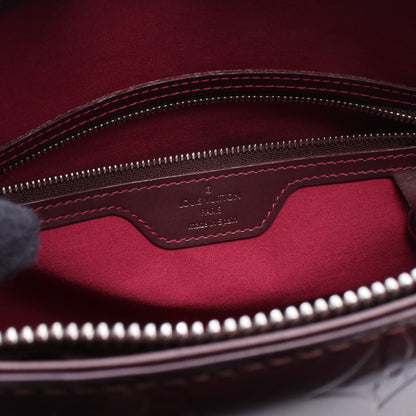 ストックトン モノグラムマット ヴィオレ ハンドバッグ レザー パープル ルイヴィトン バッグ LOUIS VUITTON