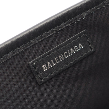 NAVY CABAS S ネイビーカバ ハンドバッグ トートバッグ キャンバス レザー アイボリー ブラック バレンシアガ バッグ BALENCIAGA