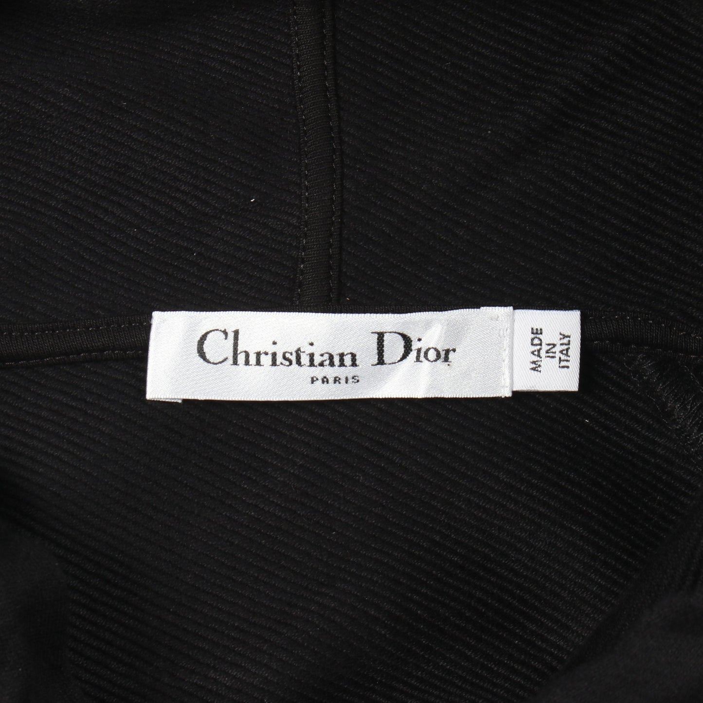 ロゴ フラワー オーバーサイズ プルオーバーパーカー コットン ブラック イエローグリーン クリスチャンディオール トップス Christian Dior