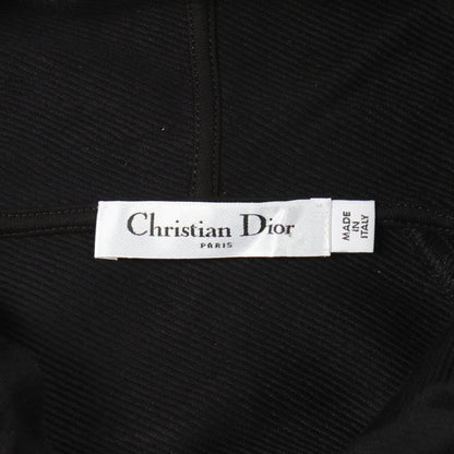 ロゴ フラワー オーバーサイズ プルオーバーパーカー コットン ブラック イエローグリーン クリスチャンディオール トップス Christian Dior