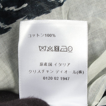 スタンドカラー プルオーバー 長袖 シャツ コットン アイボリー ブルー ネイビー クリスチャンディオール トップス Christian Dior
