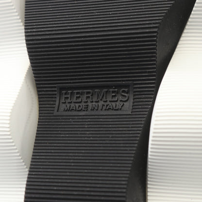 ECLAIR エクレール スリッポン スニーカー ニットファブリック グレー オレンジ エルメス シューズ HERMES