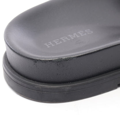 エディット サンダル レザー ブラウン エルメス シューズ HERMES