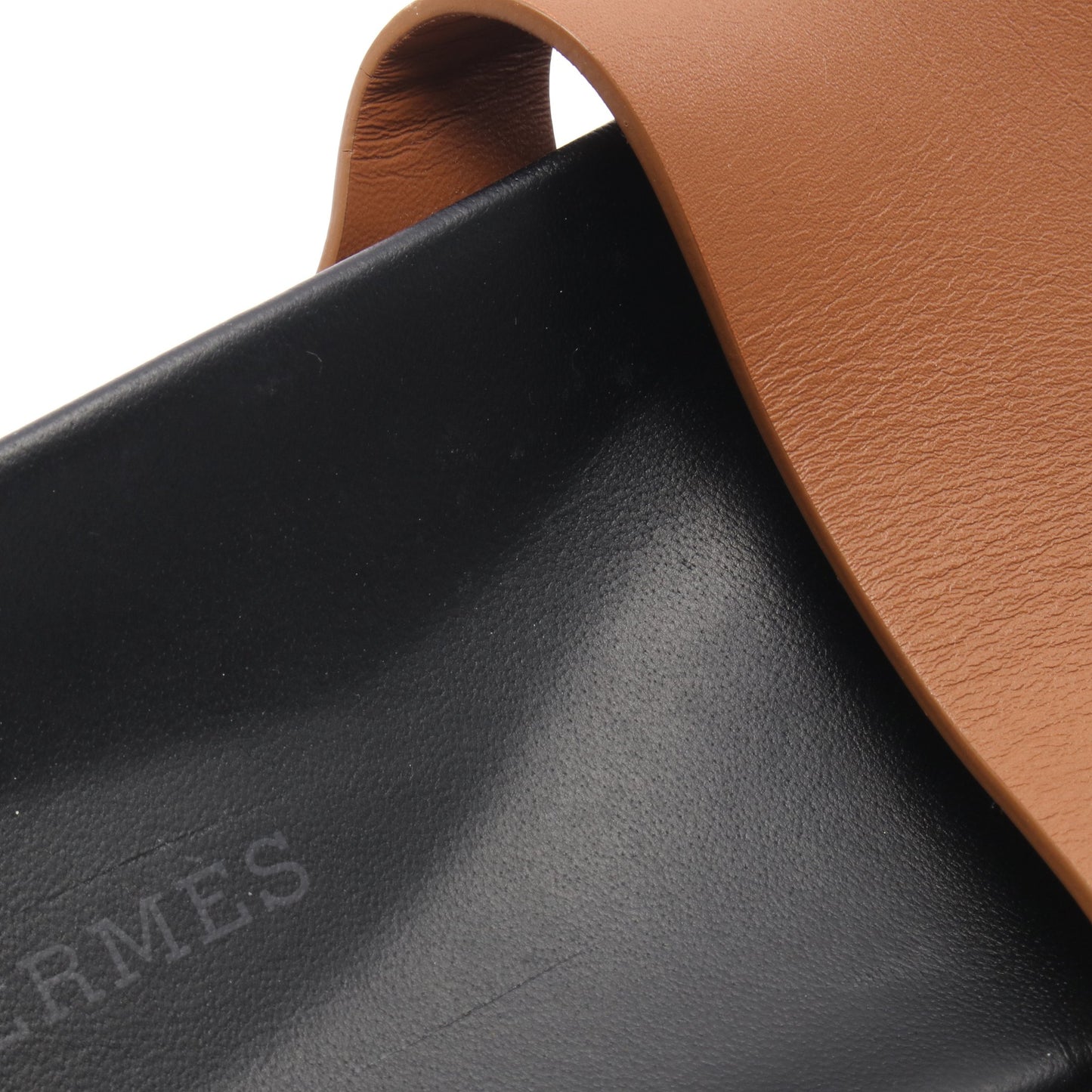 エディット サンダル レザー ブラウン エルメス シューズ HERMES