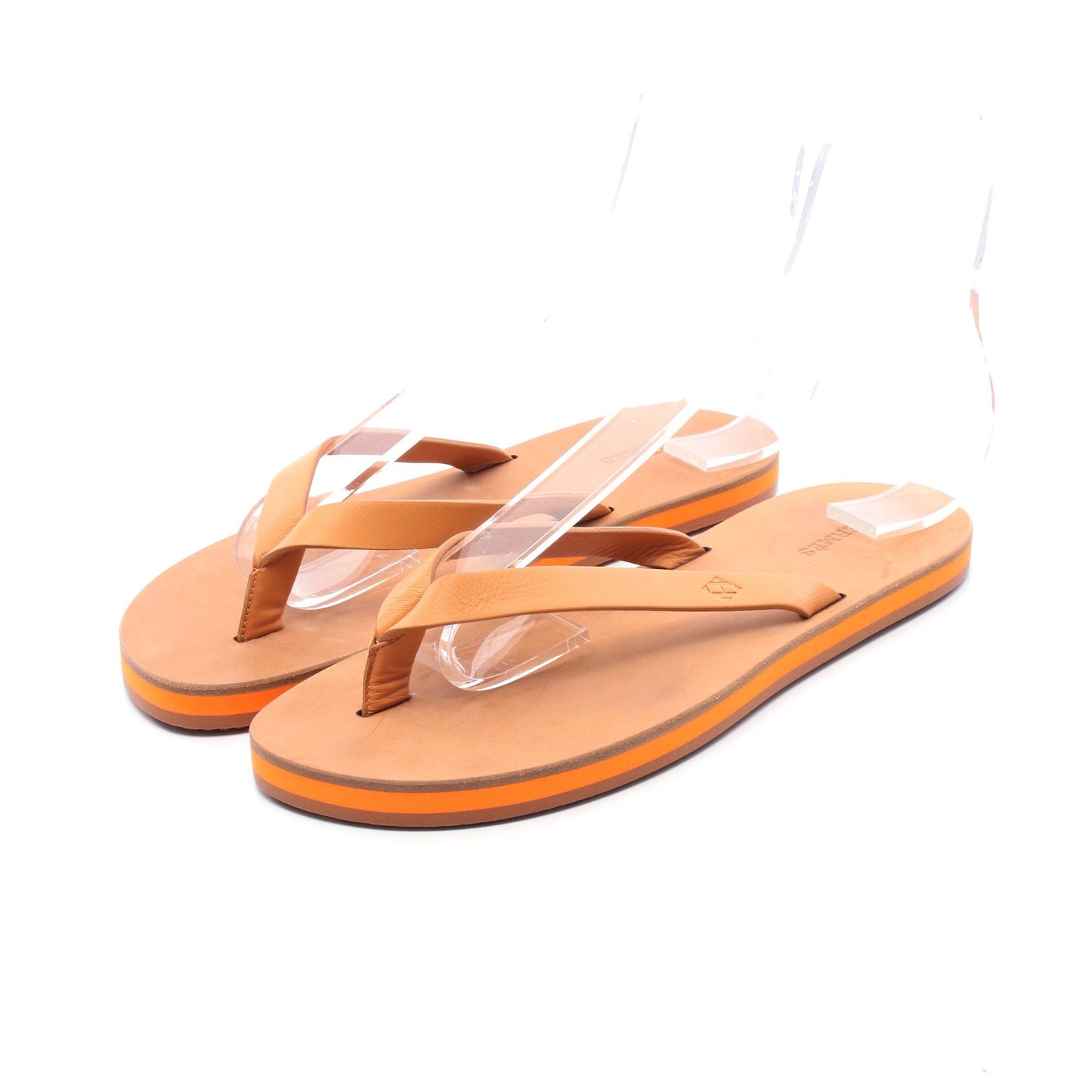ビーチサンダル サマー トングサンダル レザー ベージュ エルメス シューズ HERMES