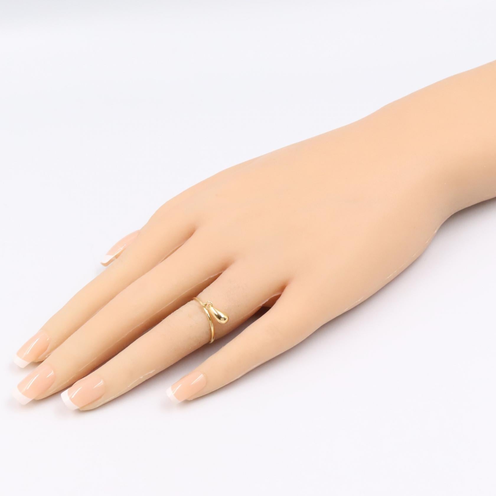 エルサペレッティ ティアドロップ リング リング 指輪 K18YG イエローゴールド ティファニー アクセサリー TIFFANY & Co.